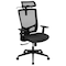 Flash Furniture Office Chair, Mesh, Black H-2809-1KY-BK-GG - alternate 1